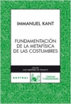 Fundamentación de la metafísica de las costumbres