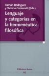 Lenguaje y categorías en la hermenéutica filosófica