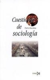 Cuestiones de sociología