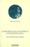 Antropología filosófica contemporánea