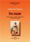 Don amador. edición crítica y estudio introductorio de tiziana pucciarelli