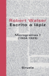 Escrito a lápiz. microgramas i (1924-1925) 