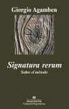 Signatura rerum. sobre el método